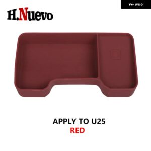 車用スクリーン リア 収納 ボックス オーガナイザー マグネット式 収納 ミニ カントリーマン U25 クーパー E SE J01 EV J05 エースマン 2024 2025 - U25 Red