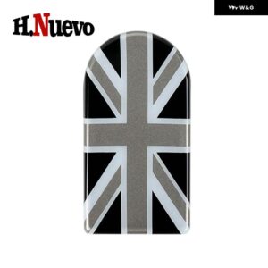 カー スタイリング 車用 グローブ ボックス ハンドル 装飾 収納 ボックス カバー ステッカー ミニ クーパー S カントリーマン J01 J05 U25 F65 F66 - Gray Jack