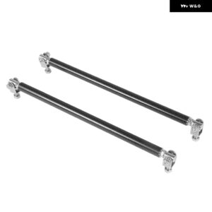 200MM 汎用 サラウンドロッドフロント バンパー スポイラー リップスプリッター ストラットロッドタイ ステンレス サポート バー - Carbon Fiber