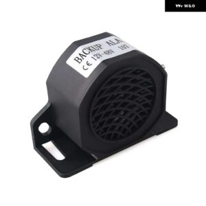 12-48V サウンドハザードアラーム 107DB リバースホーン IPX6 防水 バックアップ トラック アラーム 車両後退リマインダー - 12-48v
