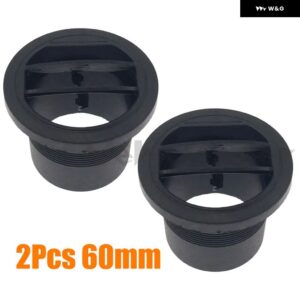 1/2PCS 42MM 60MM 75MM 90MM エアベント ダクトピースダクト パイプ アウトレット 回転式ディーゼル パーキング ヒーター車 トラック VANキャンピングカー - 2Pcs 60mm