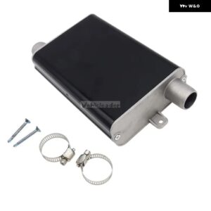 24MM マフラー サイレンサー アップグレード クランプ ブラケット 車用 エア ディーゼル パーキング ヒーター マフラー WEBASTO EBERSPACHER - Upgraded Black