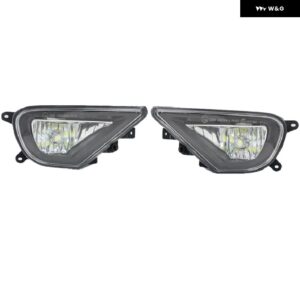 2個LED フォグランプ VW TOUAREG 2015 - 18 カー スタイリング フロントLED フォグランプ フォグランプ とLED 電球 - Pair