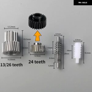 24T 13/26T ホンダ オデッセイ アコード シビック シティ CR-V リッジライン ジャズ サイドウイング ビューミラー フォールド アクチュエーター ギア 金属 - gear assembly -M