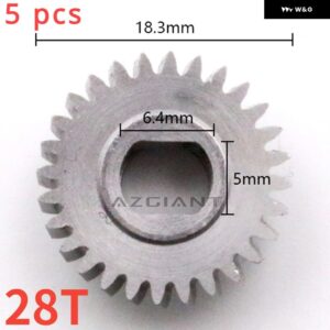 28T レクサス LM300 RX200 RX350 RX450 RC350 ES200 ES250 ES300 ES350 UX200 UX260 NX200 NX260 車用サイドミラー モーターギア - 5 pcs gears