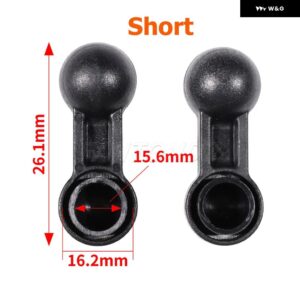 2X ショート ロング インテーク マニホールド アクチュエーター リンクアーム 077198327A アウディ A6 A8 2000-2004 VW TOUAREG V8 4.2L 2004-2006 - Short