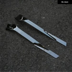 2個 ステンレス 車用バックミラー トリム バックミラー カバー ステッカー シボレー エクイノックス 2017-2024 アクセサリー - black
