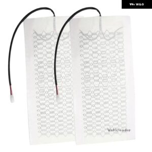 2X/4X 12V 汎用 カーヒーターシートカバー パッド カーボン加熱自動車シートヒーター パッド 冬用ウォーマーヒーターマット48CMX28CM - 2PCS