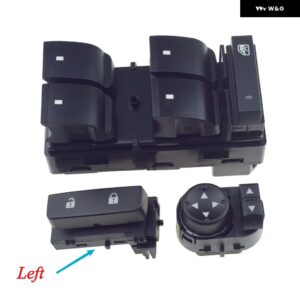 22883768 15804093 20945129 シボレー シルバラード GMC シエラ 2007-2014 カーマスター ウィンドウスイッチ ドアロック ミラー 15804094 - Left Set 3PCS