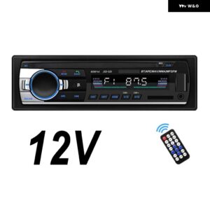 12/24V 60W 車用 MP3 プレーヤー ステレオ BLUETOOTH オーディオ ラジオ 車 トラック USB BLUETOOTH ハンズフリー通話 車用 USB カード挿入 MP3 ラジオ - 12V