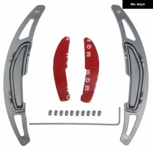 2個 車用 ステアリングホイール シフト パドル シフター エクステンション BMW M2 M3 M4 M5 X5M X6M F87 F85 F86 F80 F82 F83 F10 M6 F12 - GRAY
