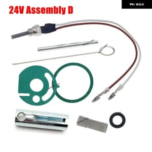 12V/24V ヒーター部品 グロープラグ セラミックピン+ガスケット+ストレーナー+レンチ 252106011000 EBERSPACHER HYDRONIC D4WSC D5WSC - 24V Assembly D