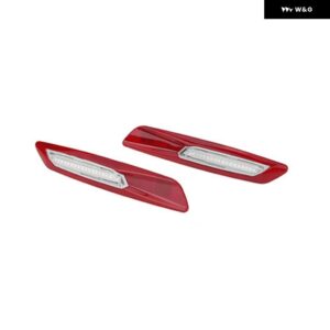 2X LED フェンダー サイド マーカーライト ウィンカーランプ ブレードシェイプ ブラックシェル 12V BMW E60 E61 E39 E81 E82 E87 E90 E91 E92 E93 - I style