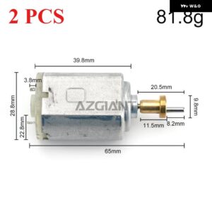 2個 XFF-337SA-40500 FF-390 PA 電気レイザーシェーバー トゥースブラシモーター ヘアクリッパー駆動モーター 2-9V DCモーター - 2 pcs