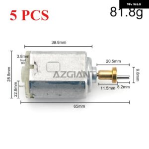2個 XFF-337SA-40500 FF-390 PA 電気レイザーシェーバー トゥースブラシモーター ヘアクリッパー駆動モーター 2-9V DCモーター - 5 pcs