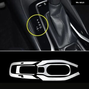 トヨタ カローラ E210 2019 - 24 ハイブリッド ステンレス カー ギア シフト パネル カバー トリム アクセサリー - B Silver