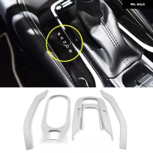 トヨタ カローラ E210 2019 - 24 ハイブリッド ステンレス カー ギア シフト パネル カバー トリム アクセサリー - A Silver