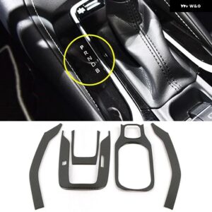 トヨタ カローラ E210 2019 - 24 ハイブリッド ステンレス カー ギア シフト パネル カバー トリム アクセサリー - A Carbon Fiber