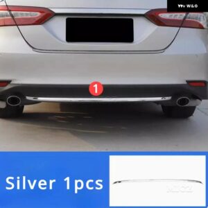 トヨタ カムリ XV70 70 LE XLE 2018-2020 - 23 車用 リアボトム バンパー トリム カバー テールゲートモールディングストリップアクセサリー - B 1pcs