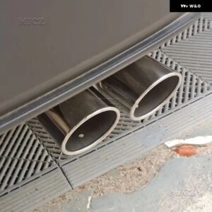 トヨタ C-HR CHR 2017 - 2022 車用 ステンレス リアエキゾースト パイプ マフラー テールエンド チューブ カーアクセサリー カーパーツ - B 1pcs