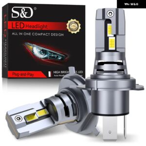 2個 H4 H7 H11 LED ヘッドライト CANバス CSP 9005 9006 9012 車用LED 電球 ヘッドランプ 6500K ホワイト 20000LM 12V 超高輝度 - 9012(HIR2)
