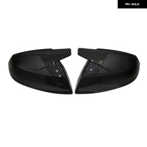 アウディ Q5 Q5L SQ5 Q7 SQ7 FY 4M SLINE 2016-2020 車用サイドドア バックミラー サイドミラー カバー キャップ - Carbon fiber pattern