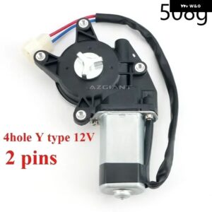 車用パワーウィンドウリフターモーター 12V 4ピン ウィンドウガラスリフティングレギュレーター CHERY A516 2006-2010 - 1pc left 12V