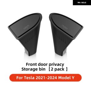 テスラ モデル3 ハイランド モデルY サイドドア ゴミ箱 ゴミ箱 ゴミ箱 カバー 付き 収納 ボックス オーガナイザー アクセサリー - Model Y