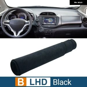 ホンダ ジャズ MK2 2008 - 13 GE6 GE7 GE8 GE9 車用 ダッシュボード カバー サンシェード 滑り止めマット パッド アクセサリー - B-LHD-Black