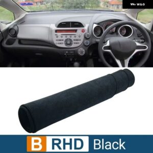 ホンダ ジャズ MK2 2008 - 13 GE6 GE7 GE8 GE9 車用 ダッシュボード カバー サンシェード 滑り止めマット パッド アクセサリー - B RHD Black