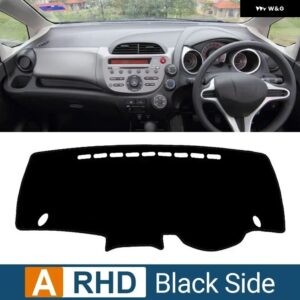 ホンダ ジャズ MK2 2008 - 13 GE6 GE7 GE8 GE9 車用 ダッシュボード カバー サンシェード 滑り止めマット パッド アクセサリー - A RHD Black side