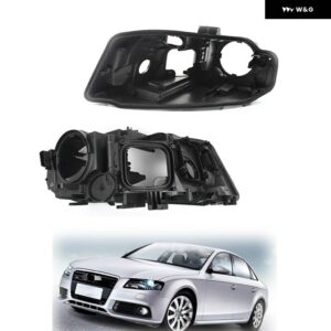 アウディ A4L B8 2008-2012 8K2 車用 ヘッドライト ハウジング シェルハウス ヘッドライト ランプケース - 2pcs pair light