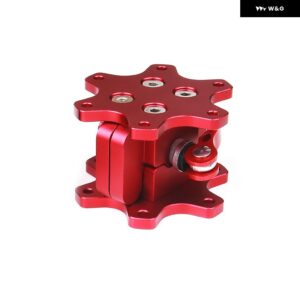 Q1R アルミ 合金 70MM ステアリングホイール クイックリリース SIMAGIC THRUSTMASTER LOGITECH レーシングゲーム - Red