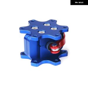 Q1R アルミ 合金 70MM ステアリングホイール クイックリリース SIMAGIC THRUSTMASTER LOGITECH レーシングゲーム - Blue