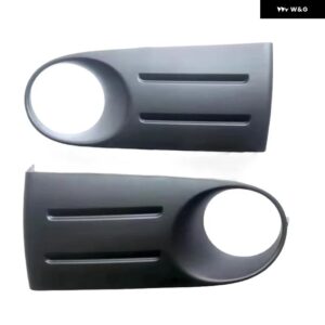 9650212377 9650212477 シトロエン ピカソ 左 右 フロント フォグランプ カバー ピカソ バンパー フレーム ブラック ブラケット アウター カバー 7452CL - A pair of prices