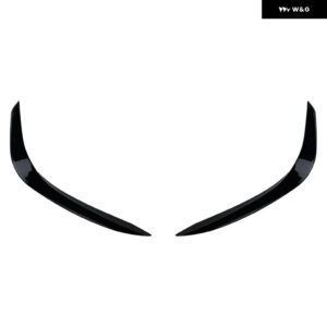 メルセデス ベンツ C クラス W206 2022+ カーアクセサリー フロント バンパー リップ グリル スプリッター スポイラー カナード フォグランプ カバー トリム - Black B