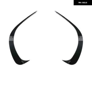 メルセデス ベンツ C クラス W206 2022+ カーアクセサリー フロント バンパー リップ グリル スプリッター スポイラー カナード フォグランプ カバー トリム - Carbon Look A
