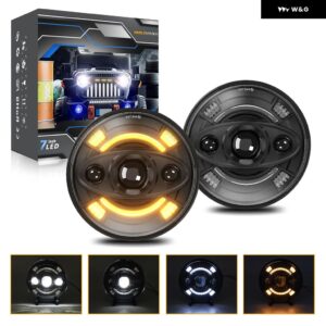 7インチ レンジャー スマイリー LED ライトハウス プロジェクター フェイスパターン ヘッドライト ハーレー ウルトラ クラシック エレクトラ ライトハウス 4 - 2pc