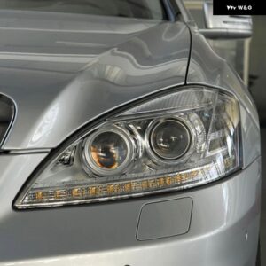 メルセデス ベンツ S クラス W221 2007 - 13 超高輝度 CCFL エンジェルアイキット ハローリング - facelift HD