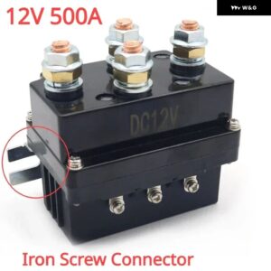 汎用 コンタクタウインチ 制御 ソレノイド リレー電動ワイヤレスリモート12V 400A / 500A 制御 システム コントロール ボックス ワイヤー 制御 - 12V 500A Type B