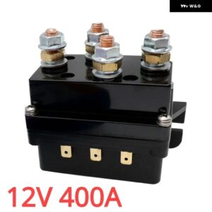 汎用 コンタクタウインチ 制御 ソレノイド リレー電動ワイヤレスリモート12V 400A / 500A 制御 システム コントロール ボックス ワイヤー 制御 - 12V 400A