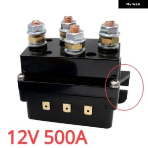 汎用 コンタクタウインチ 制御 ソレノイド リレー電動ワイヤレスリモート12V 400A / 500A 制御 システム コントロール ボックス ワイヤー 制御 - 12V 500A Type A