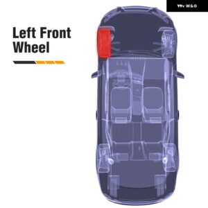 WHT003856 WHT003857 WHT003858 WHT003859 ABSスピードセンサー アウディ A3 S3 Q3 VW パサート B6 B7 ゴルフ MK6 ジェッタ トゥーラン ティグアン - WHT003857