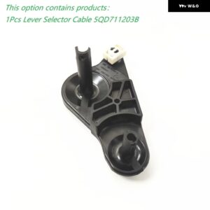 ギア シフト レバー ケーブル コネクタ+ ブラケット キット VW ゴルフ 4 MK5 ジェッタ パサート B6 ポロ ティグアン アウディ A3 8P 1J0711761B 5QD711203B - 1Pcs 5QD711203B