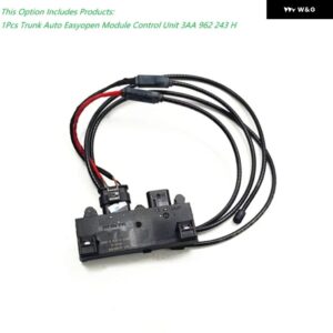 トランク オートイージーオープン システム フットセンサーワイヤー使用 アウディ A4 B9 A5 A6 C7 A7 VW PASSAT B6 B7 CC 3AA 962 243 H 3AA962243 - 1Pcs Control Unit