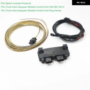 トランク オートイージーオープン システム フットセンサーワイヤー使用 アウディ A4 B9 A5 A6 C7 A7 VW PASSAT B6 B7 CC 3AA 962 243 H 3AA962243 - 1Set Module Harness