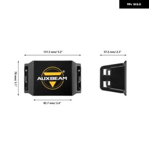 2個 5インチ ブラック サイドイルミネーション LED ポッドカバー PC ポッドライトカバー ポリカーボネート キューブライトカバー - 5 Inch Cover