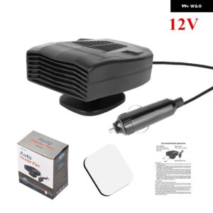 150W デフォッガー カーヒーター カーヒーター デフォッガー ブラック カーヒーター DC 12V/24V デフォッガー デフロスター デミスター - 12V