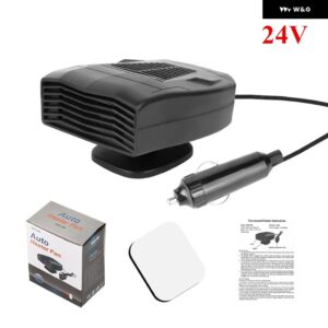 150W デフォッガー カーヒーター カーヒーター デフォッガー ブラック カーヒーター DC 12V/24V デフォッガー デフロスター デミスター - 24V
