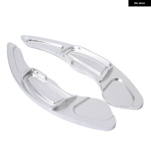 ホンダ シビック 2009-2012 CR-V 2009-2013 シティ 2008 車用 ステアリングホイール パドル シフト 延長 延長 シフター アルミ 2個 - Silver